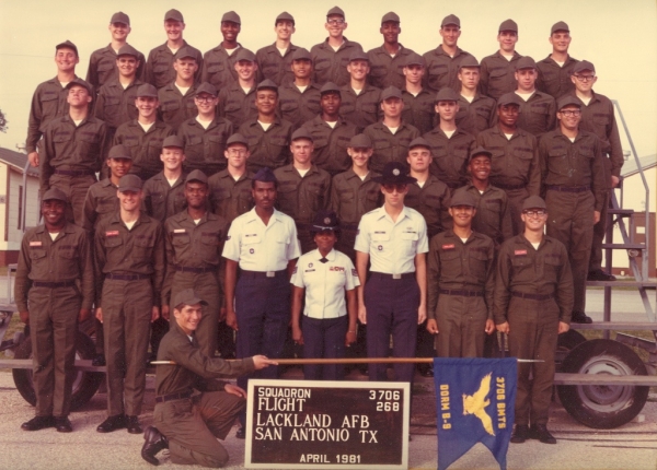 1981,Lackland AFB,Squadron 3706,Flight 268