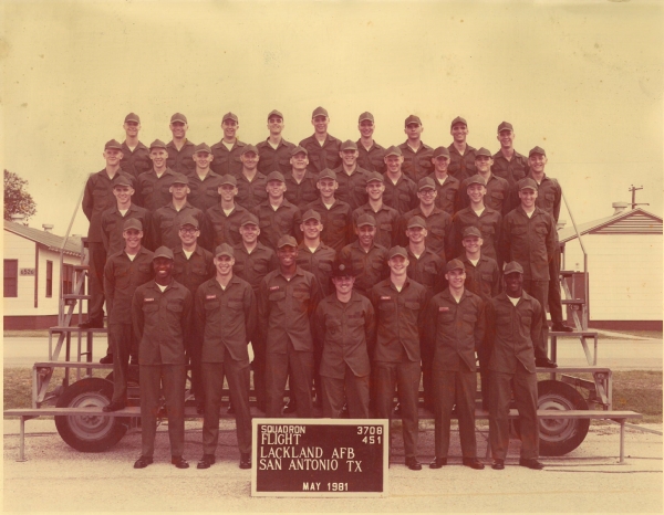 1981,Lackland AFB,Squadron 3708,Flight 451