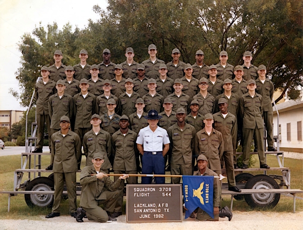 1982, Lackland AFB, Squadron 3708, Flight 544