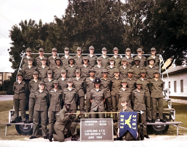 1982, Lackland AFB, Squadron 3707, Flight W098