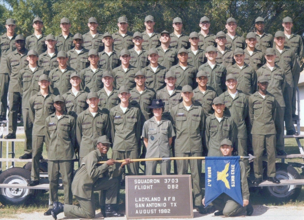 1982,LacklandAFB,Squadron 3703, Flight 082