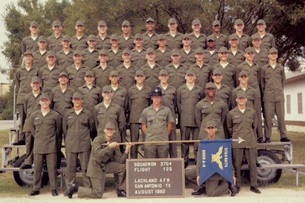 1982,LacklandAFB,Squadron 3704, Flight 125