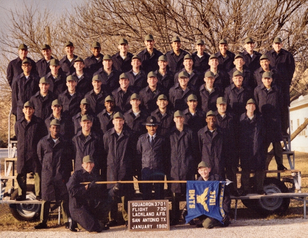 1982,Lackland AFB,Squadron 3701,Flight 730