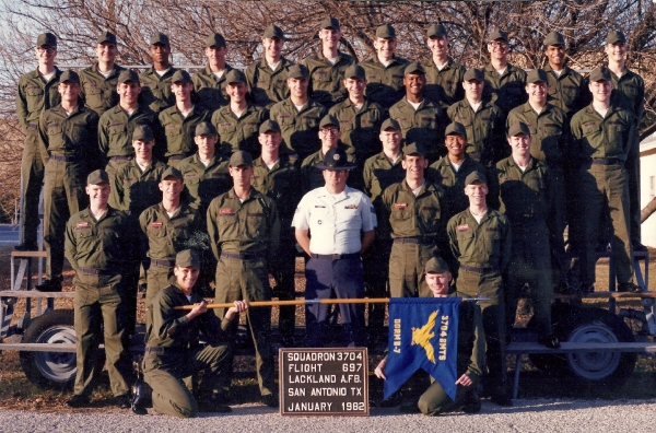 1982,Lackland AFB,Squadron 3704,Flight 697