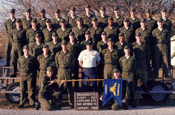 1982,Lackland AFB,Squadron 3704,Flight 697