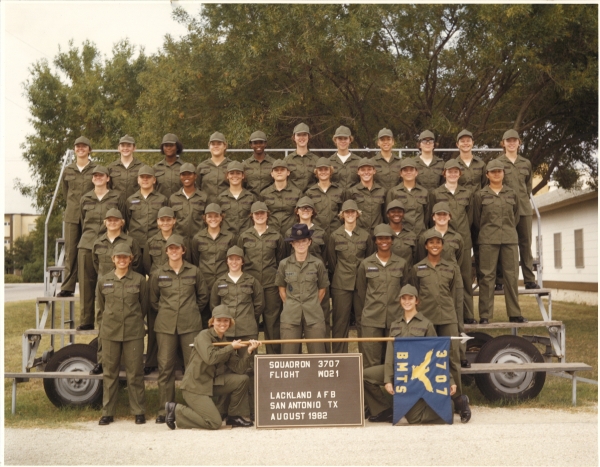 1982,Lackland AFB,Squadron 3707,Flight W021
