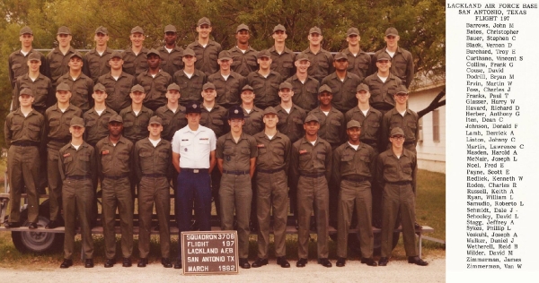1982,Lackland AFB,Squadron 3708,Flight 197