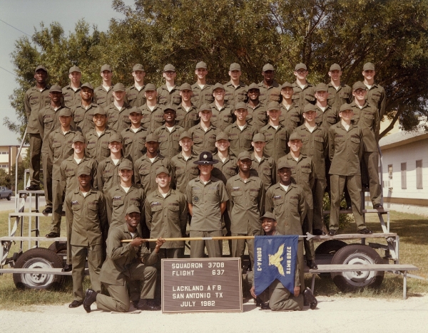 1982,Lackland AFB,Squadron 3708,Flight 637