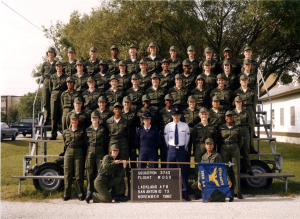 1982,Lackland AFB,Squadron 3743,Flight W059