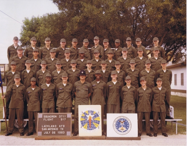 1983,Lackland AFB,Squadron 3711,Flight 517