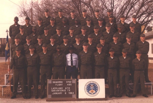 1984,Lackland AFB,Squadron 3702,Flight 485