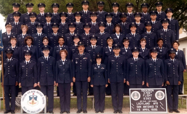 1985,Lackland AFB,Squadron 3706,Flight B383