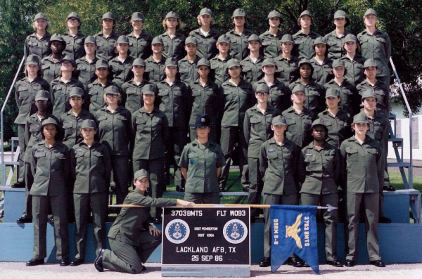 1986,LacklandAFB,Squadron 3703, Flight W-093