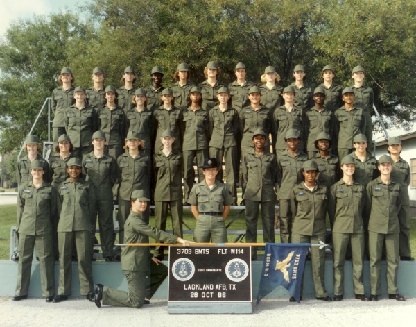 1986,LacklandAFB,Squadron 3703, Flight W-114