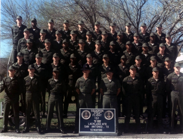 1986,LacklandAFB,Squadron 3704, Flight 151