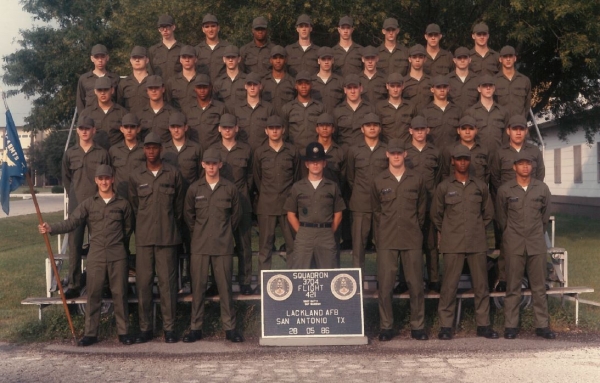 1986,Lackland AFB, Squadron 3704,Flight 421