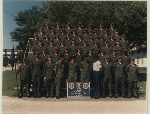 1986,LacklandAFB,Squadron 3708, Flight 014