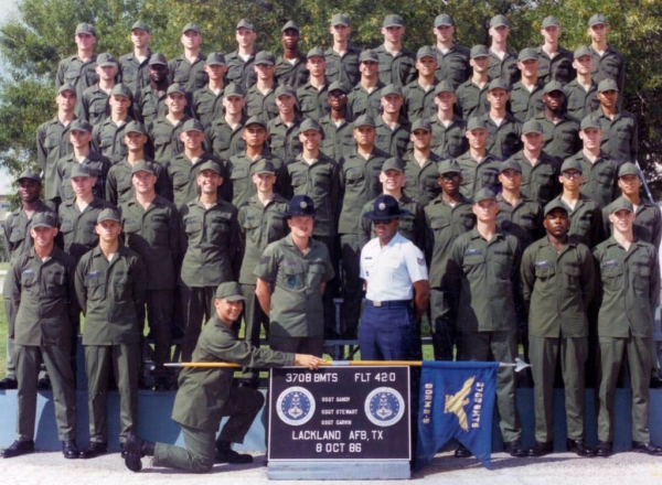 1986,LacklandAFB,Squadron 3708, Flight 420
