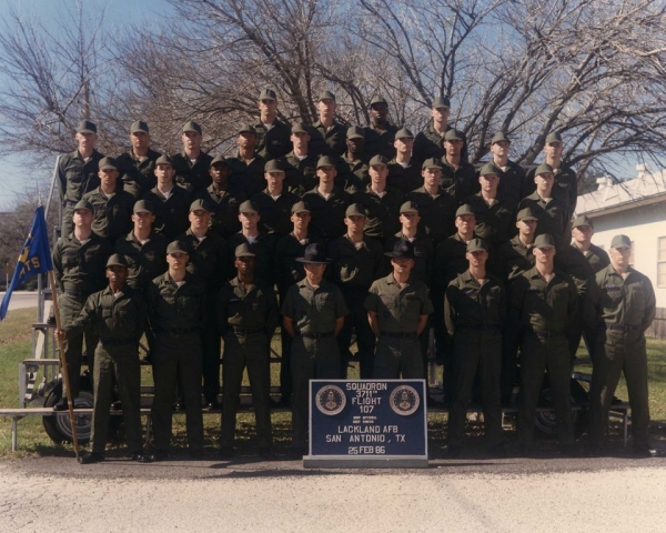 1986,LacklandAFB,Squadron 3711, Flight 107