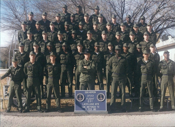 1986,LacklandAFB,Squadron 3723, Flight 031