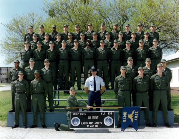 1987, Lackland AFB, Squadron 3707, Flight 335