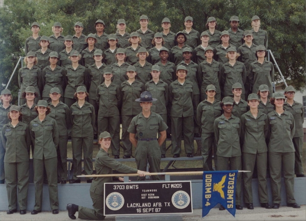 1987,LacklandAFB,Squadron 3703, Flight W-205
