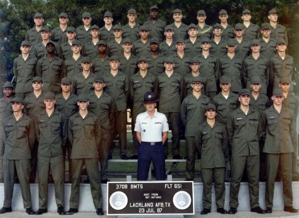 1987,LacklandAFB,Squadron 3708, Flight 651