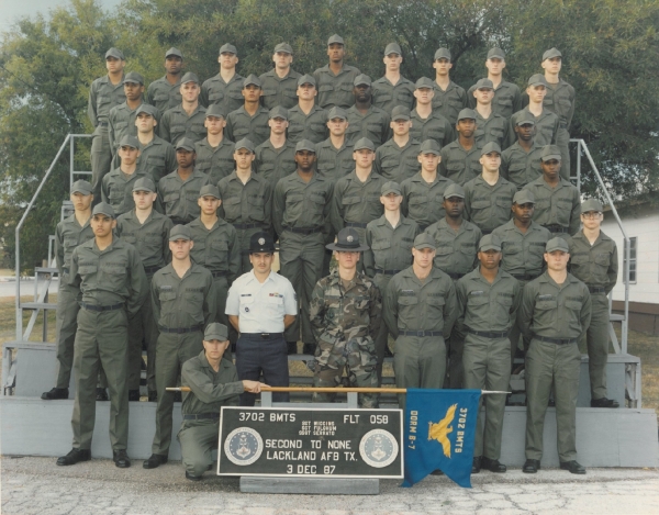 1987,Lackland AFB,Squadron 3702,Flight 058
