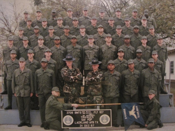 1987,Lackland AFB,Squadron 3708,Flight 107
