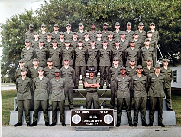 1987,Lackland AFB,Squadron 3711,Flight 649