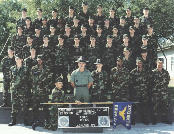 1988,LacklandAFB,Squadron 3703, Flight 025