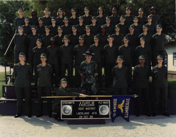 1988,LacklandAFB,Squadron 3703, Flight W-201
