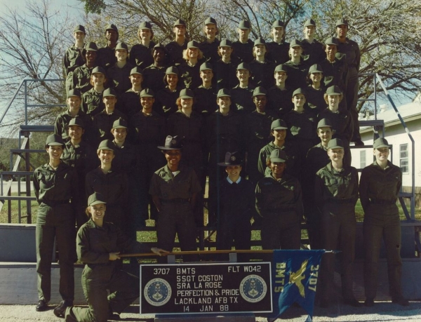 1988,LacklandAFB,Squadron 3707, Flight W-042