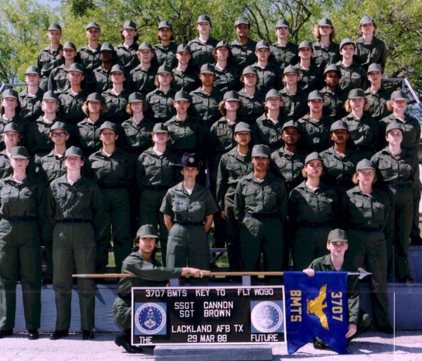 1988,LacklandAFB,Squadron 3707, Flight W-090