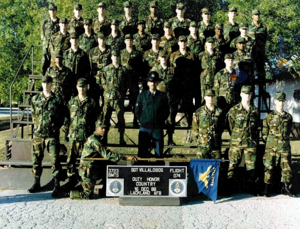 1988,LacklandAFB,Squadron 3723, Flight 074
