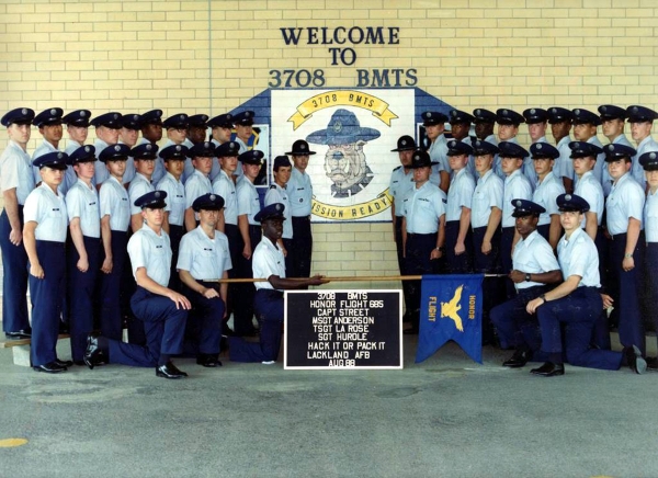 1988,Lackland AFB,Squadron 3708,Flight 685