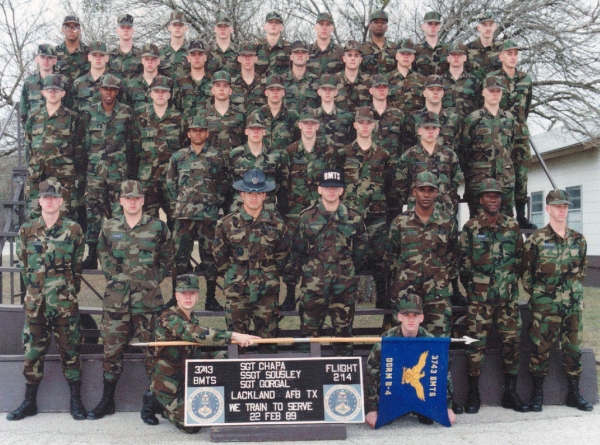 1989,LacklandAFB,Squadron 3743, Flight 214