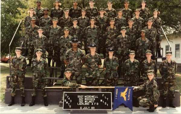 1989,Lackland AFB,Squadron 3743,Flight W151