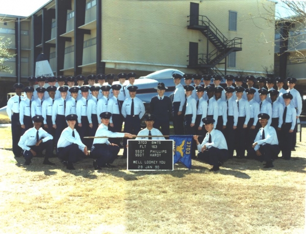 1990,LacklandAFB,Squadron 3703, Flight 163