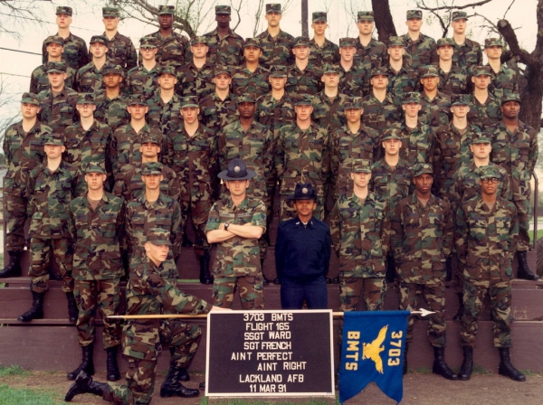 1991,LacklandAFB,Squadron 3703, Flight 165