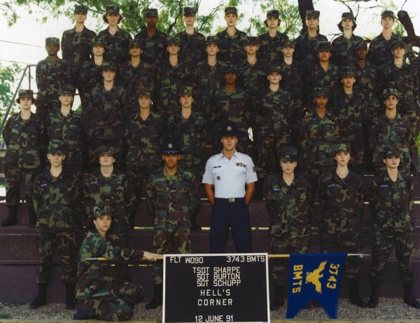 1991,LacklandAFB,Squadron 3743, Flight W-090