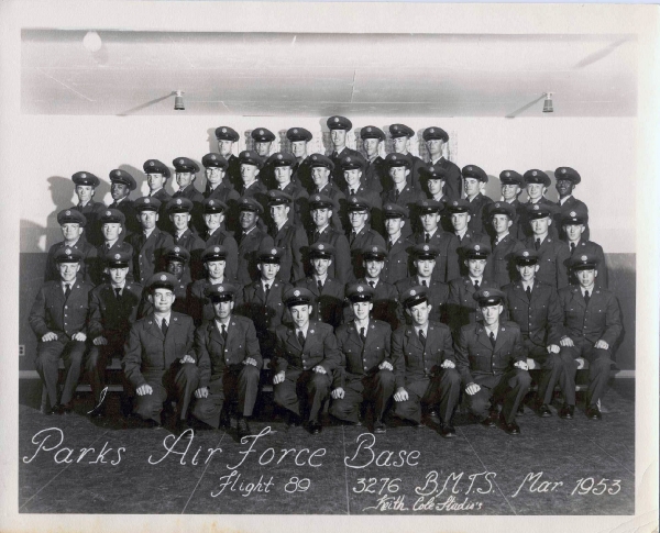 1953,Parks AFB,Squadron 3276,Flight 89