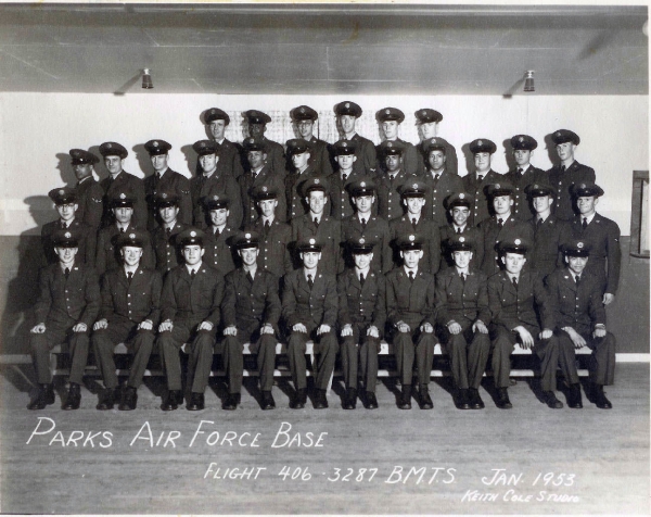 1953,Parks AFB,Squadron 3287,Flight 406