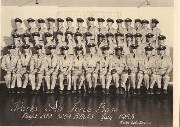 1953,Parks AFB,Squadron 3289,Flight 209