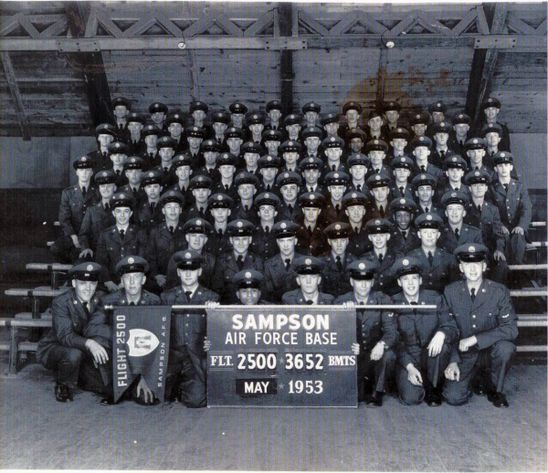 1953,Sampson AFB,Squadron 3652,Flight 2500