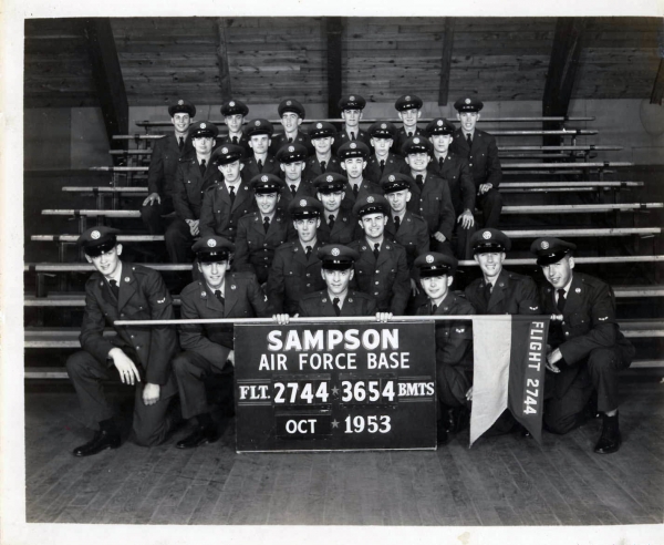 1953,Sampson AFB,Squadron 3654,Flight 2744