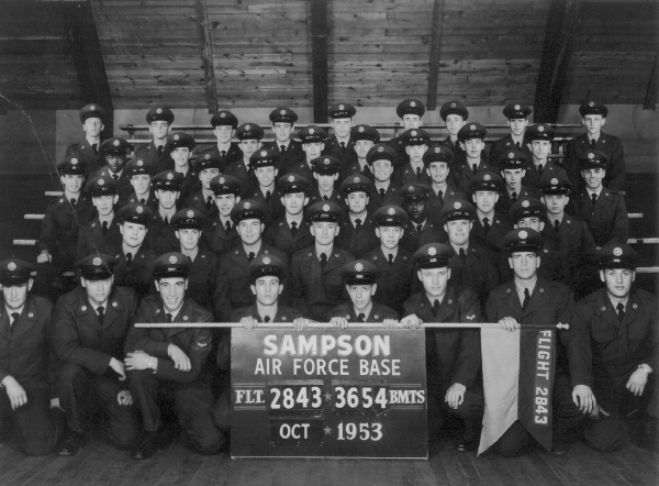 1953,Sampson AFB,Squadron 3654,Flight 2843