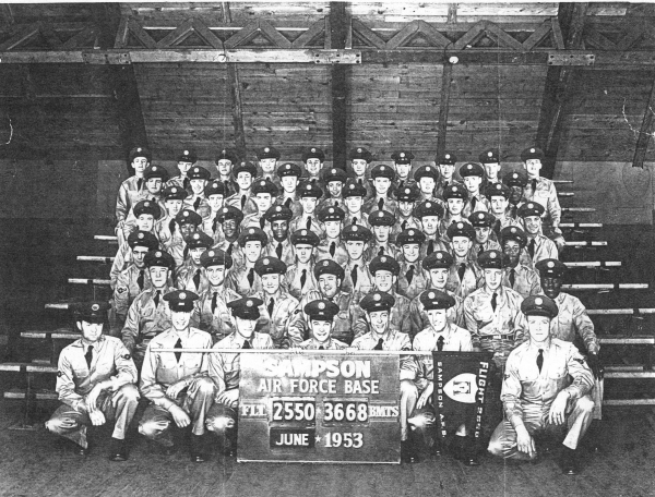 1953,Sampson AFB,Squadron 3668,Flight 2550