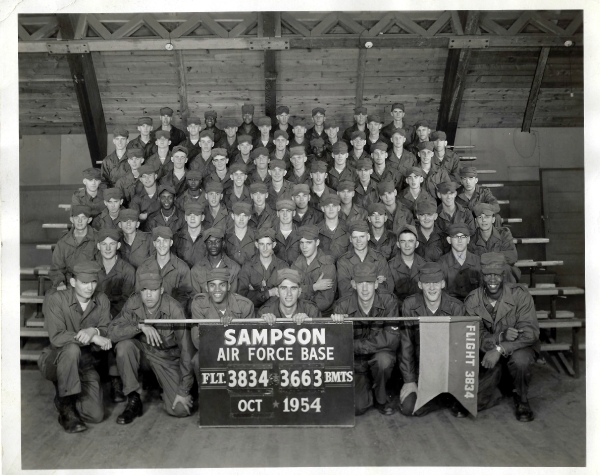 1954, Sampson AFB, Squadron 3663, Flight 3834