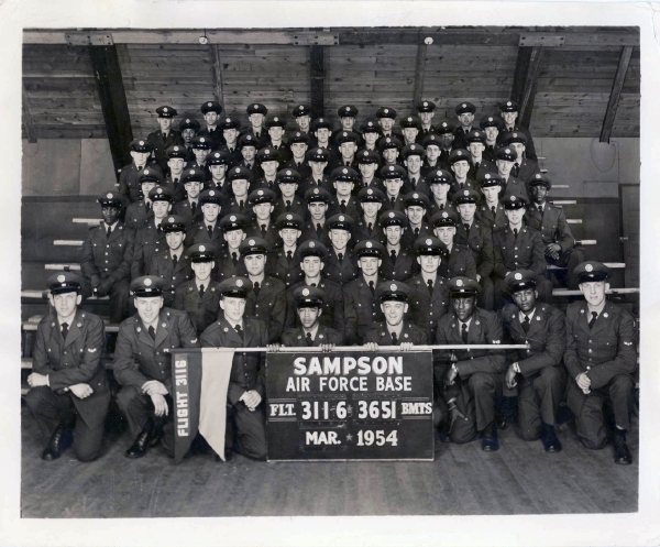 1954,Sampson AFB,Squadron 3651,Flight 3116
